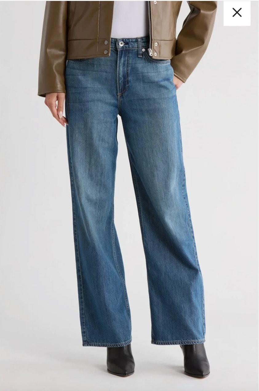 Rag & Bone Lori Wide Leg Jeans 26 New